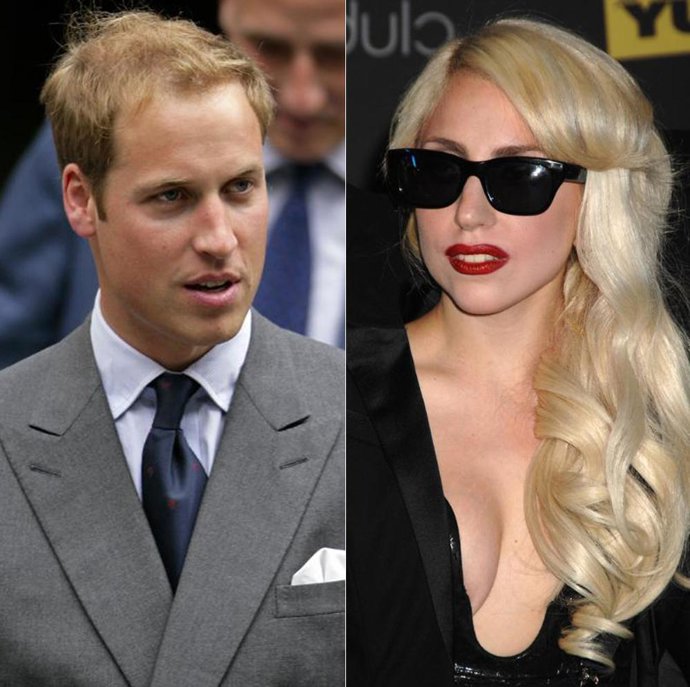 El Príncipe Guillermo Y Lady Gaga