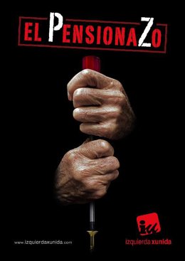 Cartel de la nueva campaña de IU de Asturias