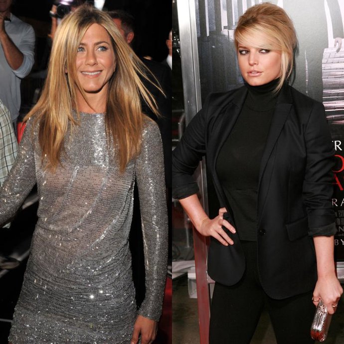 Jennifer Aniston y Jessica Simpson