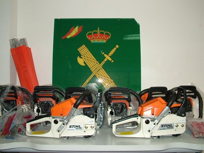 Motosierras Incautadas