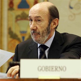 Ministro del Interior, Alfredo Pérez Rubalcaba