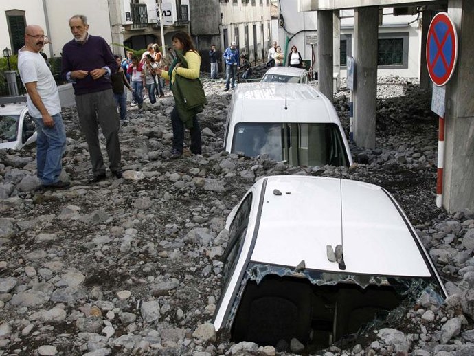 Temporal en Madeira