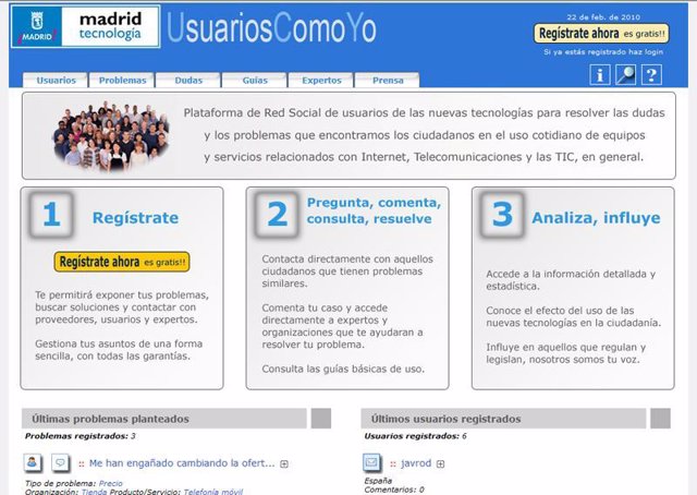 Web Usuarioscomoyo.Com