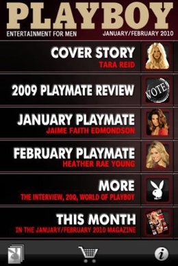 Aplicación De Playboy Para El Iphone