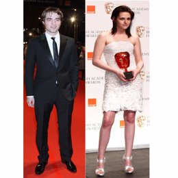 Robert Pattinson y Kristen Stewart en los premios Bafta