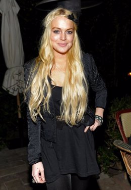 La actriz y diseñadora Lindsay Lohan
