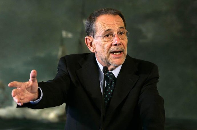 Primer plano de Javier Solana