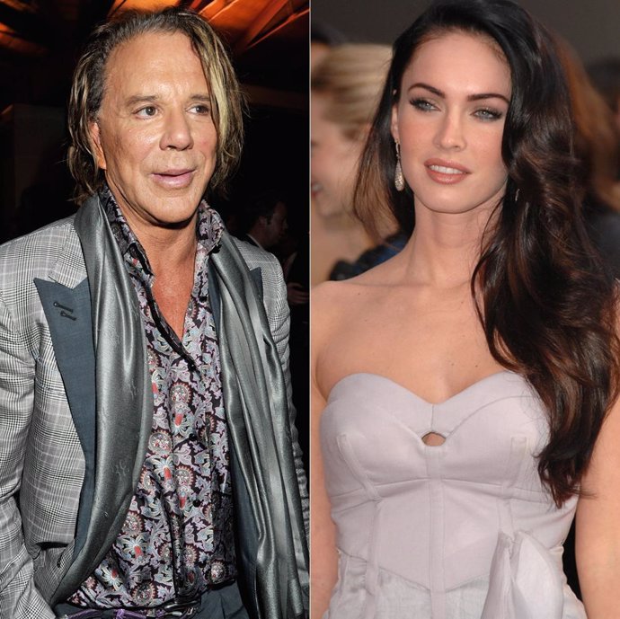 Mickey Rourke Y Megan Fox