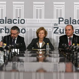  Vicepresidenta Económica, Elena Salgado, Y Los Ministros De Fomento, José Blanc