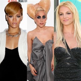 Rihanna, Lady Gaga y Britney Spears