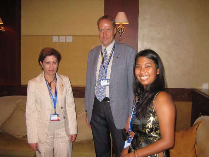 Elena Espinosa tras su reunión con Carstensen, de WWF 