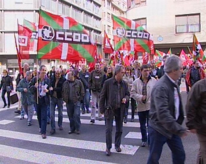 manifestación CCOO R