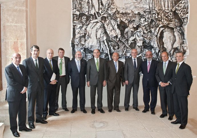 Miembros Del Consejo Consultivo De Iberdrola En Castilla Y León Reunidos Hoy En 