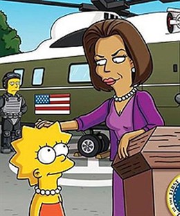 Michelle Obama En Los Simpson