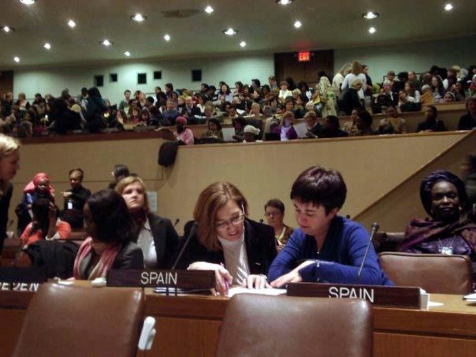 María Fernández Campomanes en la ONU