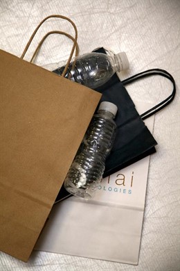 Bolsas para ayudar al medio ambiente.