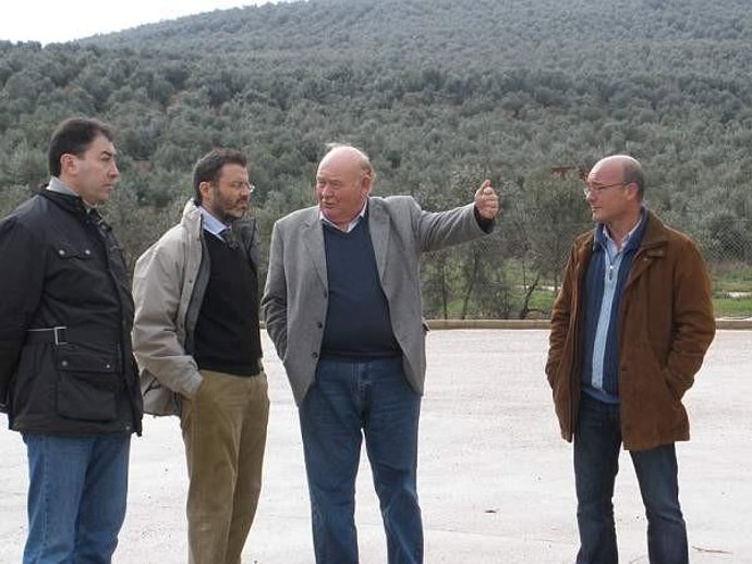 Visita a las obras de emergencia