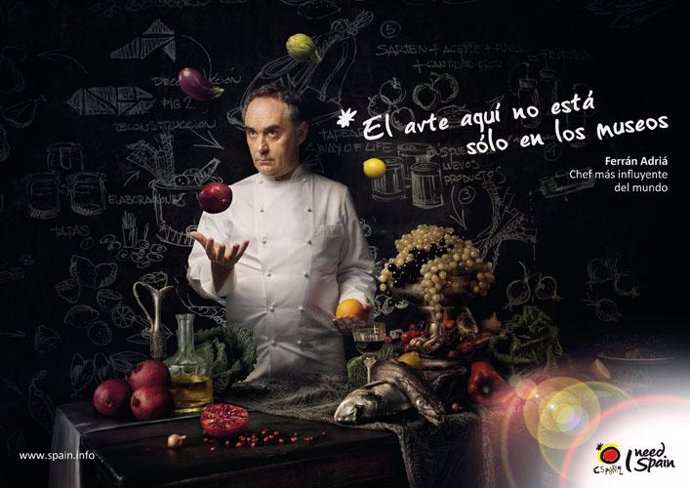 Ferran Adrià, uno de los embajadores de España en el extranjero