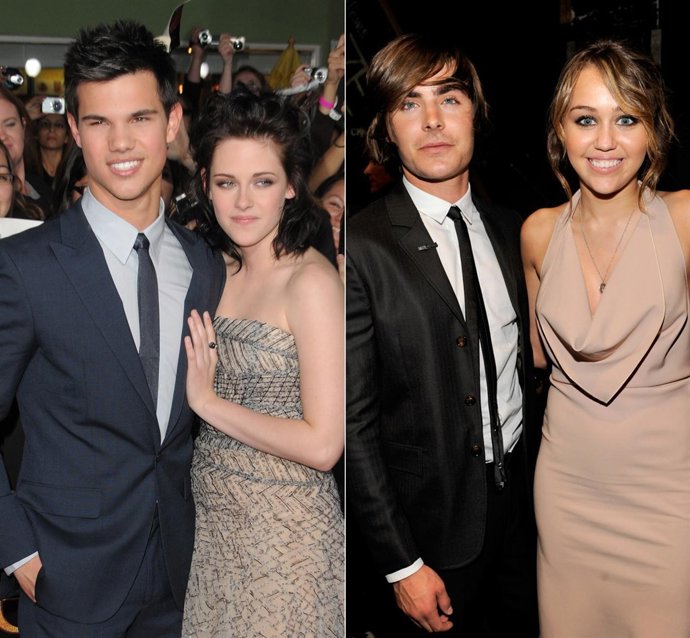 Stewart, Lautner, Efron Y Cyrus