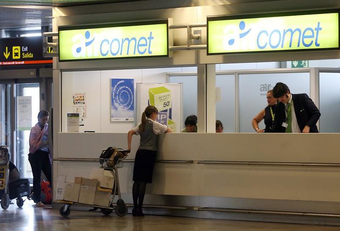 Ventanilla de Air Comet