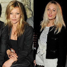Kate Moss y Sienna Miller