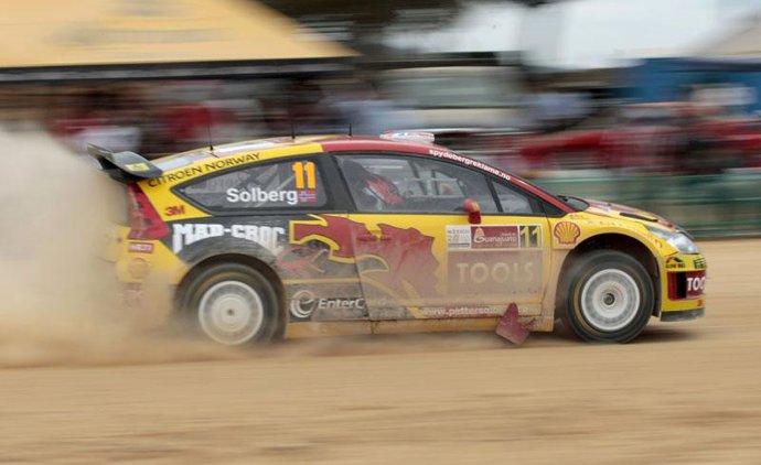 El piloto noruego Petter Solberg 
