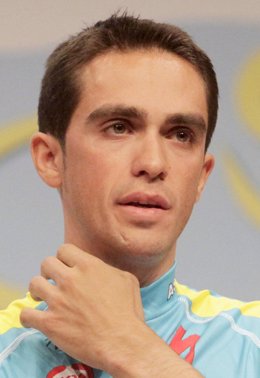 El ciclista Alberto Contador 