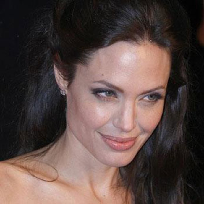 Primer plano de Angelina Jolie