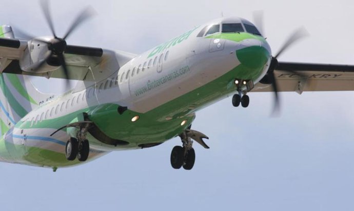 Nuevo avión de Binter.