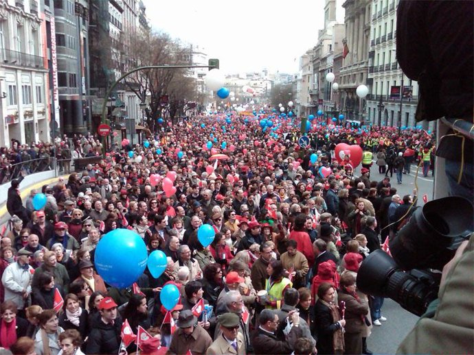 Manifestación contra el aborto