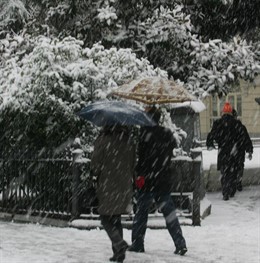 Nieve, temporal, nevada
