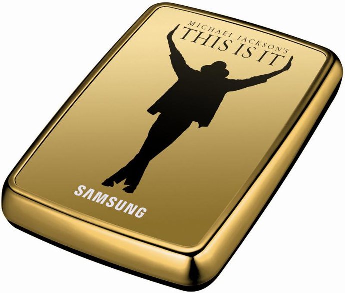 Disco duro externo de Samsung homenaje a Michael Jackson