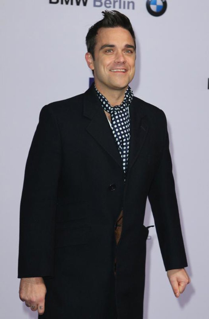 El cantante Robbie Williams
