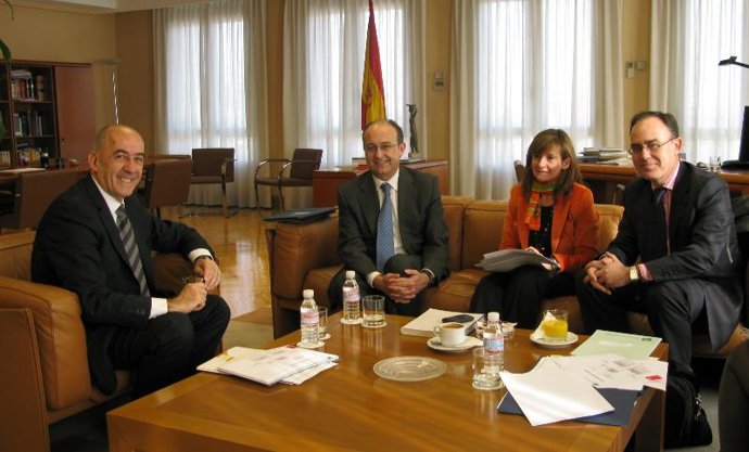 Instantánea del encuentro entre Soler y Ayala