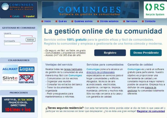 Web Comunidades De Propietarios