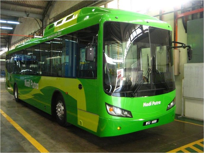 Uno De Los Autobuses De La Flota En La Que Se Instalará El Sistema