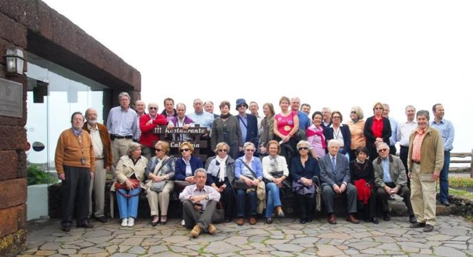 Delegación que visitó El Hierro.