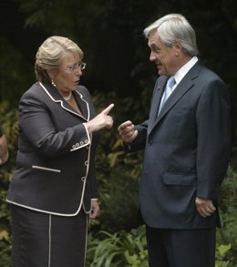 Piñera y Bachelet