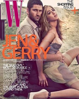 Gerard Butler Y Jennifer Aniston En La Revista 'W'