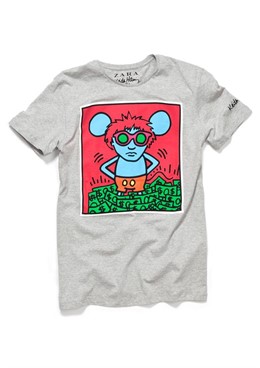 Camiseta Zara & Keith Haring