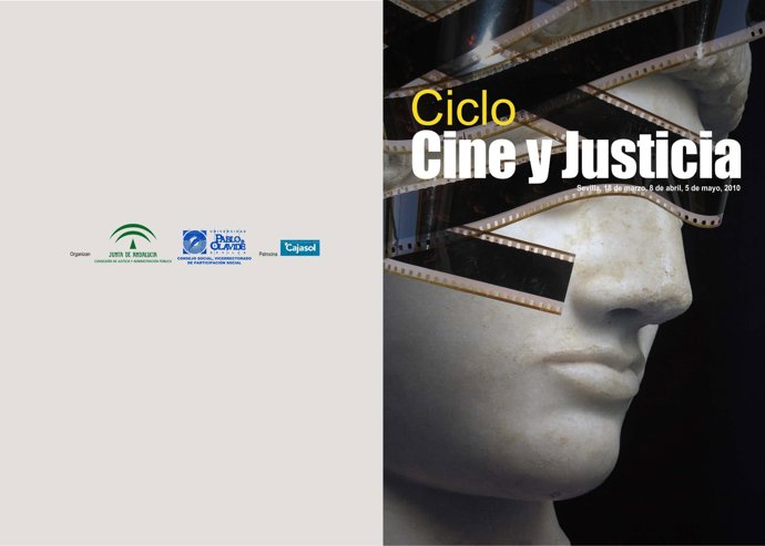 Cartel Promocional Del Ciclo 'Cine Y Justicia'