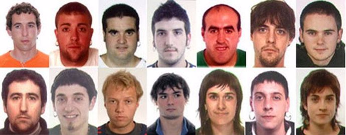 Los 14 miembros de Segi incluidos entre los terroristas más buscados