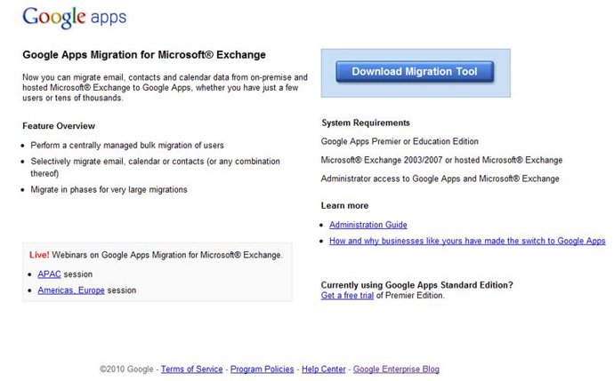 Google App Migration Microsoft Exchange