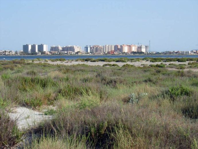 Vista desde el parque natural de San Pedro del Pinatar