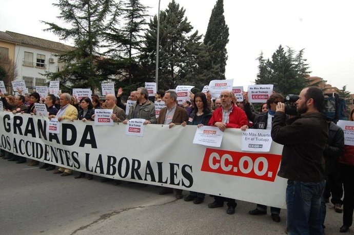 Concentración Por El Último Muerto En El Trabajo En Granada