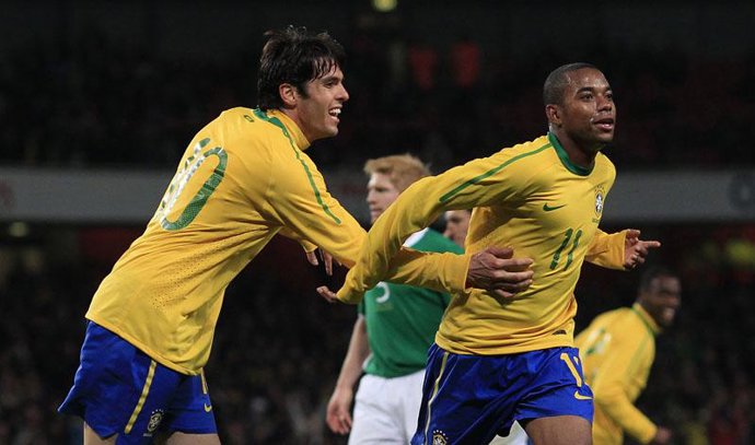 Selección brasileña, Kaká, Robinho