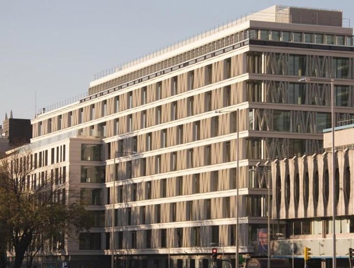 Edificio en el que se ubicará Grupo Banca Cívica en Madrid.