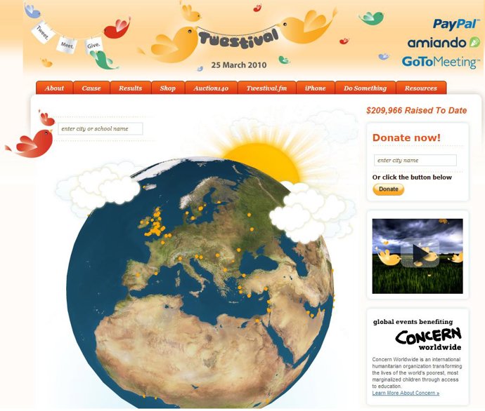 Web Oficial Del Twestival 2010