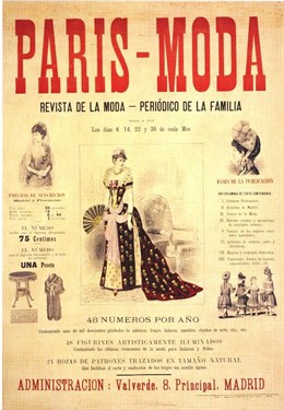 Cartel Paris-Moda.