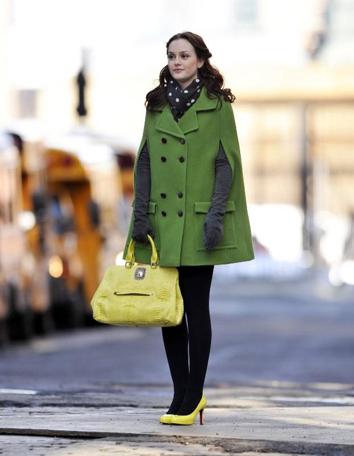 Blake Lively y su bolso Gatsby de Longchamp.